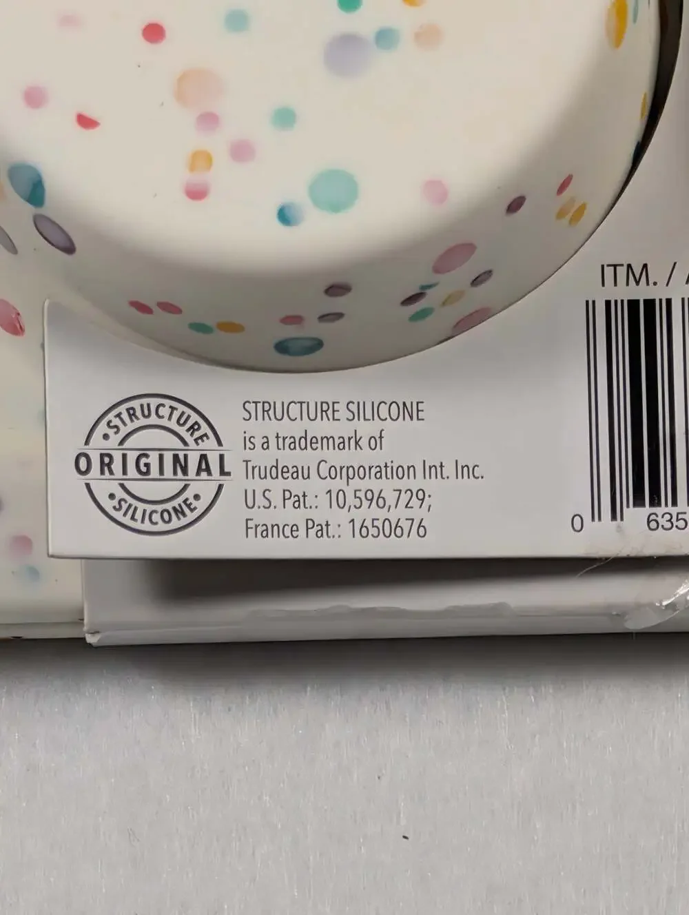 Trudeau Structure Silicone 12-Cup Muffin Pan Set (2-Pack), Confetti
